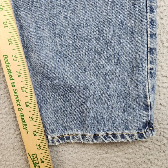 Relaxed Fit Y2K Skater Grunge Denim Pants LEE Jeans Mens 32x30 Blue Straight Leg - Picture 5 of 15